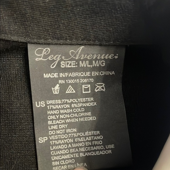 Leg Avenue Black Dress - Wednesday Adam’s Costume Dress - Picture 2 of 3